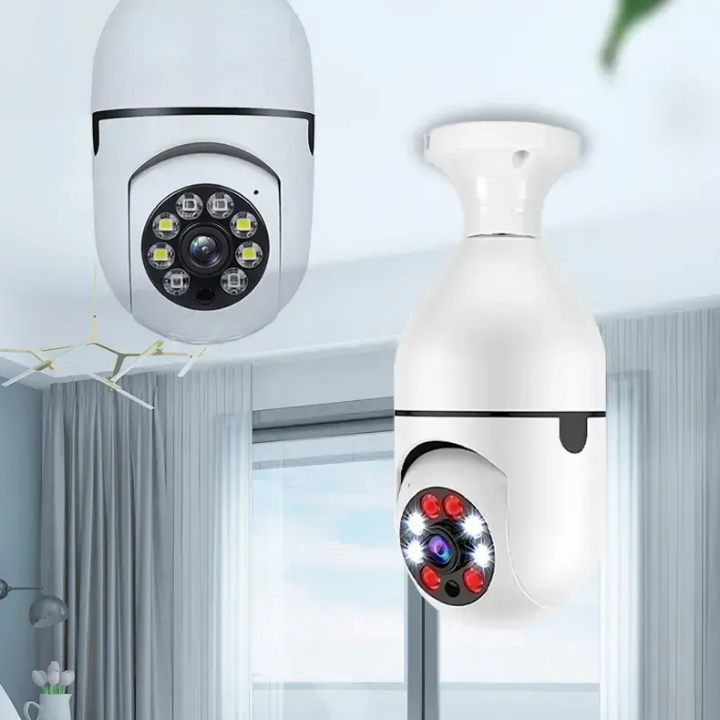 Caméra Ampoule rotative 360° – Protégez Ce Qui Compte, Discrètement et Efficacement - Africom