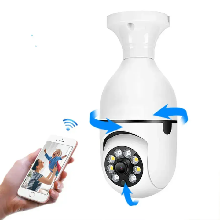 Caméra Ampoule rotative 360° – Protégez Ce Qui Compte, Discrètement et Efficacement - Africom