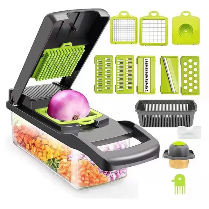 Découpeuse Multifonction 12-en-1 – Votre Allié Cuisine au Quotidien