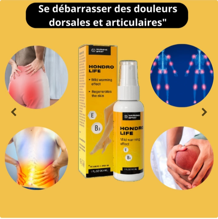 Spray Anti Douleur articulaire, sans médicaments ni injections !