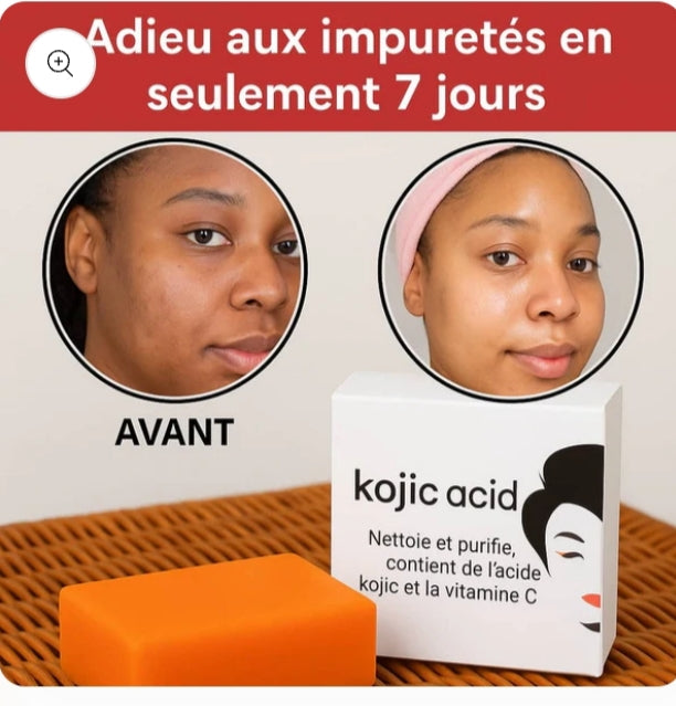 Savon Kojic Éclat Naturel – Ta Peau d’une Douceur Lumineuse, Éclatante et Lisse