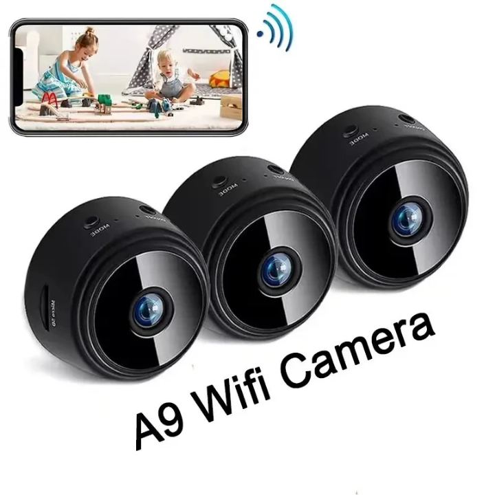Mini Caméra WiFi Rotative 360° – Surveillez ce qui compte pour vous à distance en toute tranquillité !